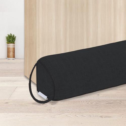 Zugluftstopper für Türen 92cm, Schwerer Windstopper Türluftstopper, Zugluftstopper für Tür Fenster Unter Tür Zugluftstopper für Tür Unten Luftdichtung Isolierung und Schallschutz