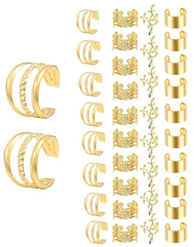 Haarschmuck für Zöpfe – 40 Stück Zopfclips aus Metall, elegante Dreadlock-Ringe und, dekorativer Stil | verstellbare Accessoires für Zöpfe, Rebounds, Extensions, Festival