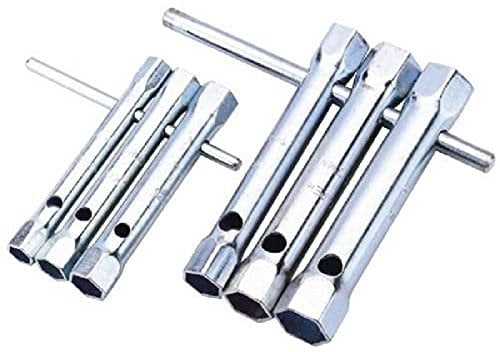 Draper 28967 Metric Tubular Box Spanner Set, 6 Pieces , Blue