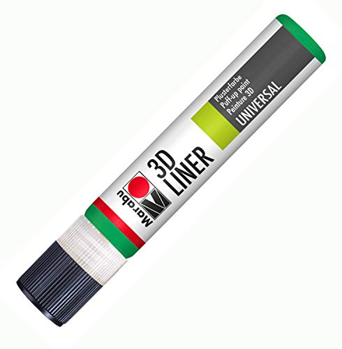 Marabu Pochoir Motif 662 25 ML 3D Premium, Vert Clair