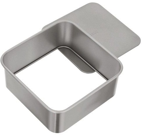 Judge Non-Stick Square 8 Cake Tin with Loose Base, Dishwasher Safe, 20cm x 20cm x 8cm