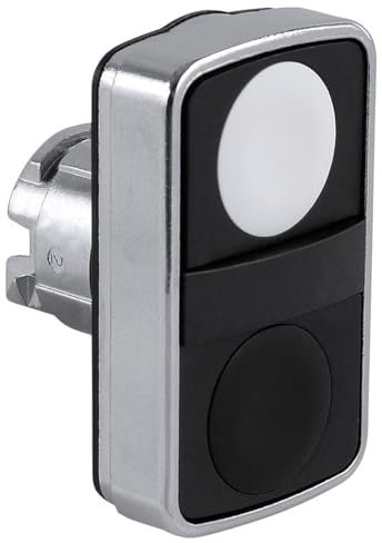 Schneider elec pic - mss 40 30 - Cabeza pulsador doble blanco stop negro ip66 sin marcar