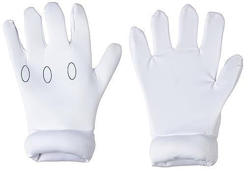 Disguise Super-Mario-Hände für Erwachsene, weiß, Einheitsgröße