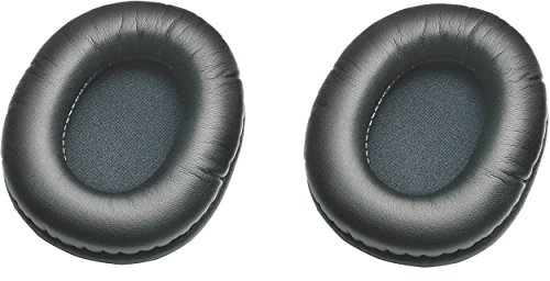 Audio-Technica HP-EP-WH Ersatz-Ohrpolster für Kopfhörer der M-Serie Schwarze Ohrpolster Schwarz