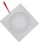 VBLED® LED Einbaustrahler Einbauleuchte eckig extra flach Aluminium warm-weiß 0,9W Dimmbar 12VDC IP67 wasserdicht