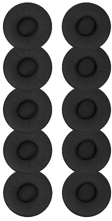 Jabra 14101-59 10 Stücke Größere Kunstlederohrkissen Schwarz