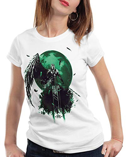style3 Sephiroth VII T-Shirt Femme Fantasy Avalanche Jeu de rôle PS iOS Japon