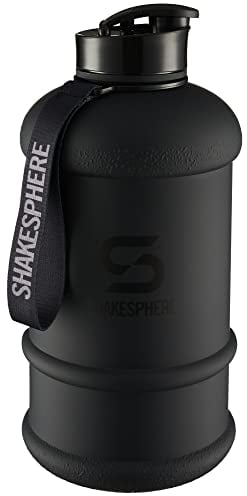 ShakeSphere Matte Water Bottle 2.2L Black with Black Logo …