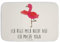 Mr. & Mrs. Panda Badvorleger Flamingo Yoga - Geschenk, Entspannung, Badteppiche, Badematten, Yoga-Übung, Duschvorleger, Badgarnitur, Namaste, Rosa,