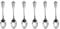 WULUN Silber Besteck-Set Barock, Antik Look, aus 18/10 Edelstahl Spiegelpolierte, ideal für Haus, Küche, Restaurant, Hochzeit, Partys, Nachmittagstee, Kaffeelöffel 6-teiliges, Länge 13.2cm
