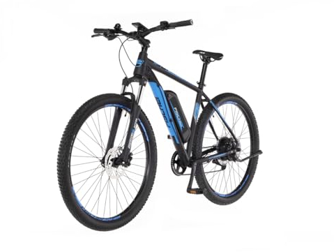 FISCHER E-Mountainbike MONTIS EM 1724, Elektrofahrrad für Damen und Herren, RH 51 cm, Heckmotor 45 Nm, 48 V Akku