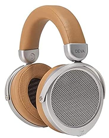 HIFIMAN Deva (Wired Version) Over-Ear Full-Size Open-Back Planar Magnetic Hi-Fi Headphones, for Audiophiles/Studio, Comfortable Headband, Great Sounding-Brown/Beige