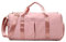 Petit sac de sport pour homme et femme, sac d'entraînement pour le sport et les escapades du week-end, sac de sport imperméable avec compartiments à chaussures et vêtements mouillés, rose
