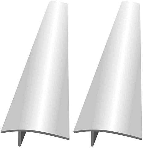Warmhm 2pcs Silicone Stove Protective Cover Kitchen Gaps Cover Oven Side Guard Silicone Seal Slit Filler for Gas Stove Burner