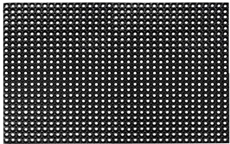 HPFLOOR Ringgummimatte-Wabenmatte I 100 x 150 cm Gummimatte außenbereichIFlexibel einsetzbare Antirutschmatte I Witterungsresistente Ringgummimatte I Gummibodenbelag für Außen-Innenbereich