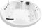 Basera® Premium Indoor Podest-Whirlpool Badewanne XXL Gomera mit 28 Massagedüsen, Heizung, Ozongenerator, Bodenansaugung, Wasserfall, LED-Ambiente, Touchpanel, Bluetooth, Radio