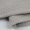 EDGEAM Baumwollstoff Musselin Stoff Double Gauze Breite 135cm Baumwolle Musselin Stoff Meterware (Grau, 100 x 135 cm)