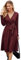 Newshows Strickkleid Damen Herbstkleid Pulloverkleid Winterkleid Langarm Elegant Kleid für Herbst Winter Wein