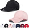 HASAGEI Baseball Cap Damen 2pcs Pferdeschwanz Baseball Cap Verstellbar Basecap Outdoor Hut Baumwolle Retro Mützen Baseballkappe Hat Mit Zöpfen Loch Loop Hut Atmungsaktiv Sonnenschutz