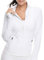 VUTRU Damen Laufjacke Hoher Kragen Leicht Sportjacke Langarm Yoga Shirt Fitness Jacke Atmungsaktive Trainingsjacke mit Daumenlöchern und durchgehendem Reißverschluss