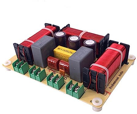 Acfthepiey 1 StüCk 200W 4-Wege-Lautsprecher HöHen-Alt-Frequenzteiler Heimkino HiFi-Stereoschaltung Audio-Crossover-Filter