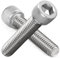 AMLOOPH M8 Screws, M8 X 50mm Allen Socket Head Cap Screws/Bolts - 8mm Diameter Fully Threaded M8 Bolts 50mm A2 Stainless Steel Long Hex Socket Bolt Coarse (Pack Of 10）