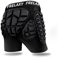 Frelaxy Gepolsterte Shorts für Snowboard, Skate und Ski, Snowboarding Impact Shorts, 3D-Schutz für Steißbein, Hüfte und Hintern