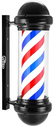 WDZD 29'' Red Barber Pole Light