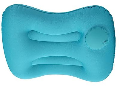 ABOOFAN 2pcs Inflatable Pillow Portable Travel Pillow Travel Car Pillow Inflatable Camping Pillow Supple Pillow Outdoor Camping Pillow Office Resting Pillow Inflatable Back Cushion