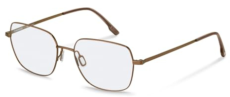 Rodenstock Quadratisch Metall Brillen in Brown, Dark Violet für Damen, Brille mit Sehstärke, optional mit Sonnenbrillen tönung oder Blaulichtfilter (Modell R2664)
