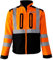 Oregon Warnschutzjacke, Professionelle Klasse 3 Arbeitskleidung, Reflektierende Jacke, Frauen & Männer, Leichtes Stretch Material & Belüfteter Outdoor Mantel mit hoher Sichtbarkeit, Orange - Größe 2XL