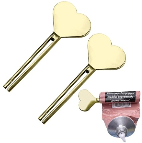 Presse-tube - Essoreuse de tube de rouleau de dentifrice en acier inoxydable, rouleau de tube de presse-dentifrice 2 pièces | Presse-dentifrice, presse-dentifrice manuel, clé de presse-tube en métal p
