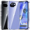 UniqueMe für Google Pixel 9A Hülle - Handyhülle für Google Pixel 9A Case, 5 in 1 Set Rundumschutz Schutzhülle Cover,1 Handyhülle & 2 Schutzfolie & 2 Kameraschutz - Transparent