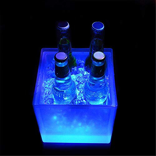 Ice Bucket - Crystal Glass Champagne Ice Bucket Bar Ice Cubes Diamond Bucket
