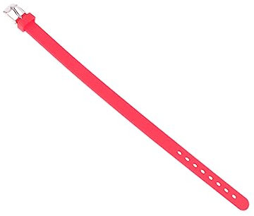 BESPORTBLE Bracelet Silicone Rouge pour Garçon Fille Bande Souple Et Décorative Caoutchouc pour Usage Quotidien Activités Plein Air