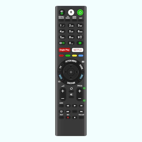 Sostituzione del telecomando intelligente vocale RMF-TX300E, fit for Sony TV FW-55XE8001 FW-49XE8001 FW-43XE8001 KD-49XE8004 KD-43XE8004 KD-49XE8005 KD-43XE8005 KD-49XE8077 KD-43XE8077 KD-49XE8088