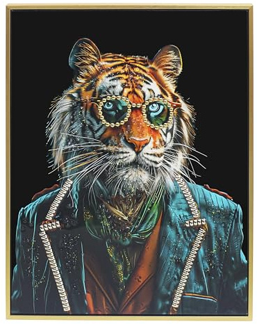 Lesser & Pavey Urban Art Jungle Boogie Wall Art for Living Room Decor & Bedroom Walls | Stylish Canvas Wall Art for Home Decor & Wall Decor | Lovely Birthday Gifts for Women & Men