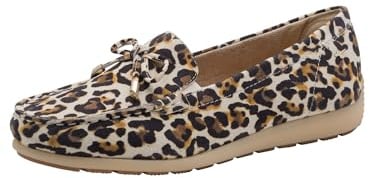 Tamaris Comfort Damen Moccassin 8-84600-44 BEIGE Leo (beige, 41 EU)