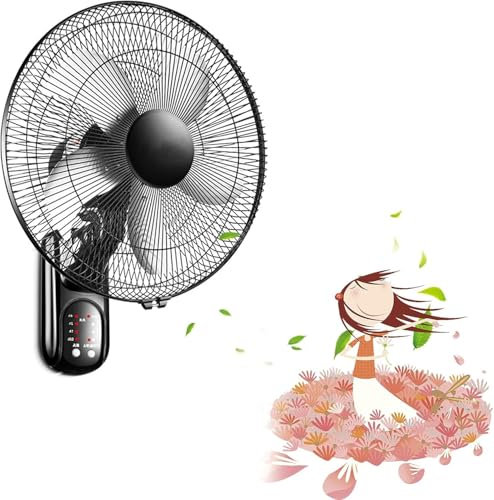 Home Wall Mounted Fs 16 Ih 18ih Metal Air Circulator,electric Cooling F With 3 Speed Settings,60 Watts,ideal For Home,office, 16inch