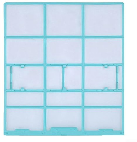 Niceminiwall 2 filtros de aire acondicionado para colgar en la unidad interior (25.3 x 28)