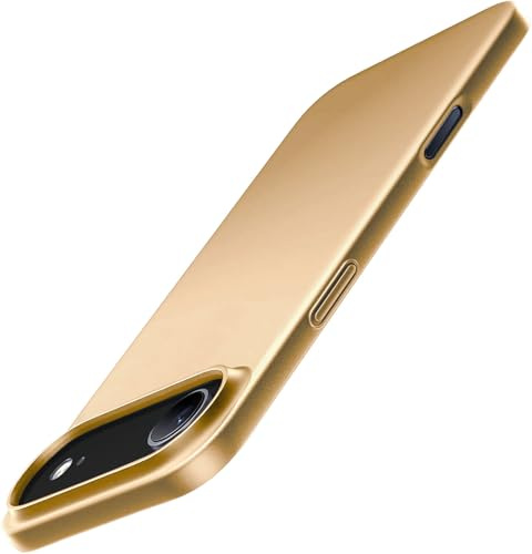 Dawnieee Ultra Dünne Handyhülle für iPhone 17 Air Hülle 6.5, Ultraleicht Slim Case Schutzhülle Hard PC Stoßfest Kratzfest Bumper Matt iPhone 17 Air Case Cover Hartcase Gold