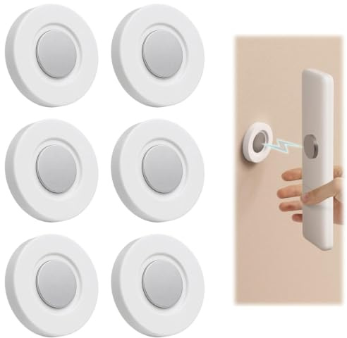 6 Unids Soporte Mando Pared Magnético, Imánes Para Mando A Distancia Autoadhesivo, Soporte Mando Tv Y Aire Acondicionado, Soporte Magnético Para Mando A Distancia Sin Taladrar, Blanco