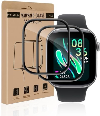 Carantee 2 Stück für Panzerglas für Apple Watch 10/11 42mm Schutzfolie