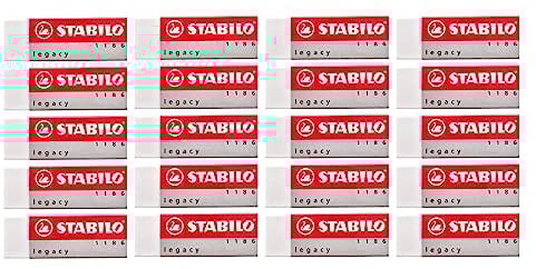 STABILO - Radierer - legacy - 20er Pack - weiß