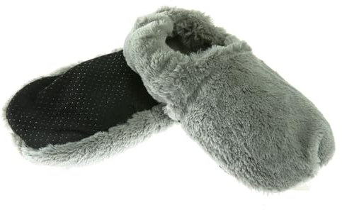 Chaussons chauffants Gris