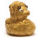 DUCKSHOP I Quietscheente Sissi - Gold I Badeente I L: 7,5 cm