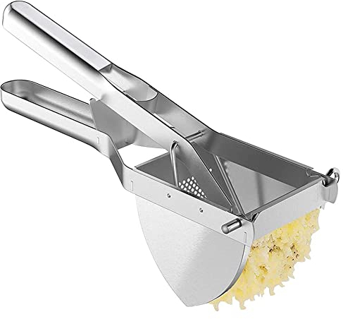 MyLifeUNIT Heavy Duty Commercial Potato Ricer, Stainless Steel Business Potato Ricer and Masher