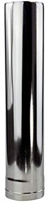 Winnerwell Extra Kaminrohr 3,5 Zoll | Für Winnerwell Large Size-Zeltöfen mit 3,5 Zoll Rohrdurchmesser