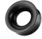 Piersando Flesh Tunnel Ohr Plug Piercing Organic Ohrtunnel Ohrpiercing Schmuck Vintage Tribal Antik Double Flared Konkav Ebenholz Schwarz 5mm