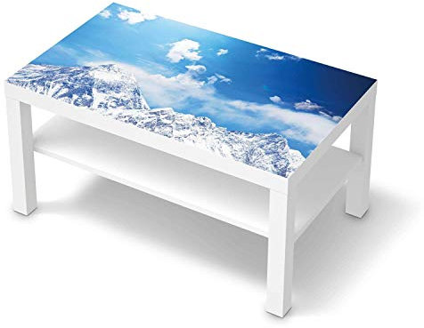 Möbeltattoo passend für IKEA Lack Tisch 90x55 cm I Möbeldekoration - Möbel-Aufkleber Folie Tattoo I Deko DIY für Schlafzimmer, Wohnzimmer - Design: Everest